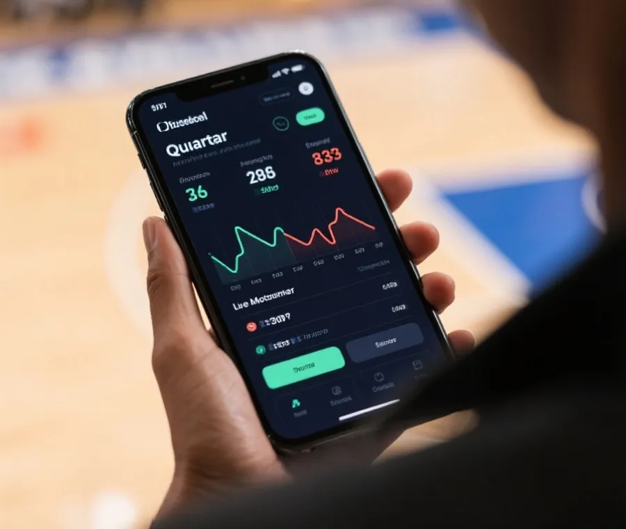 NBA实时数据界面示意