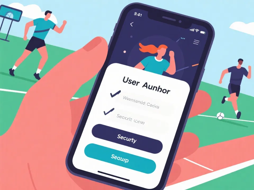 体育App账号申请流程示意